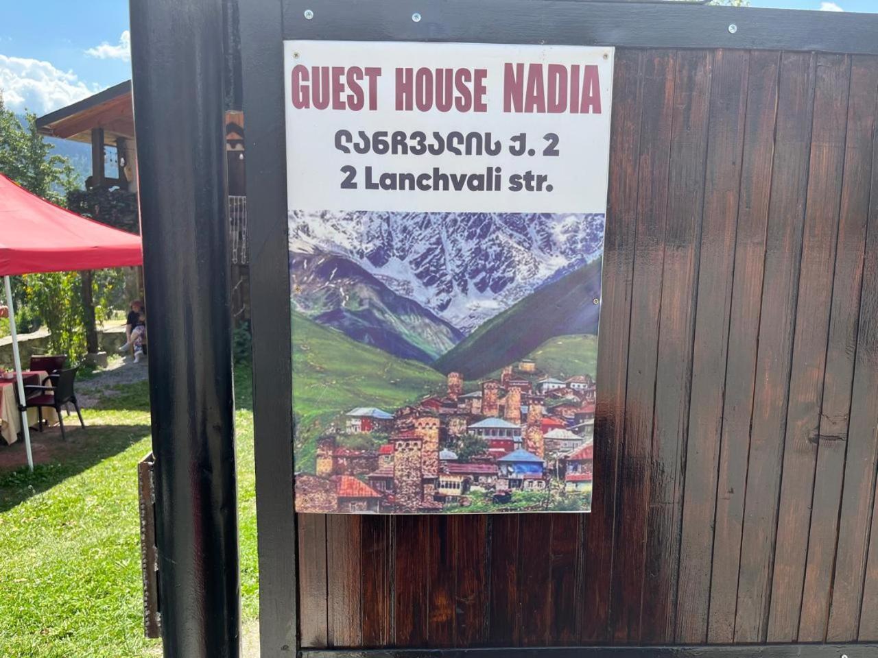 Nadia Guesthouse Mestia Exteriör bild